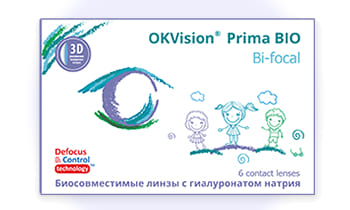 Ежемесячные контактные линзы OKVision Prima BIO Bi-focal